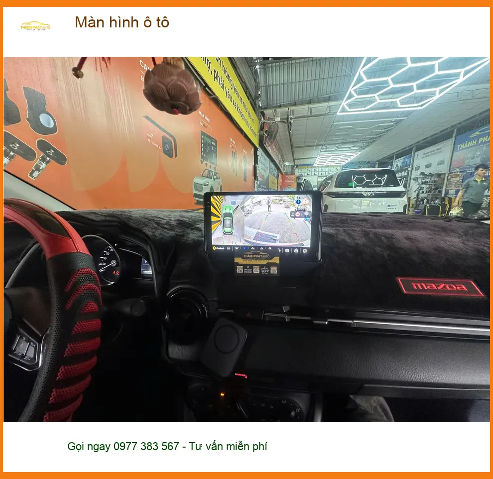 Anh Minh lắp màn hình ô tô cho Honda Civic tại Quận 2 để thay màn zin ảnh thực tế 2