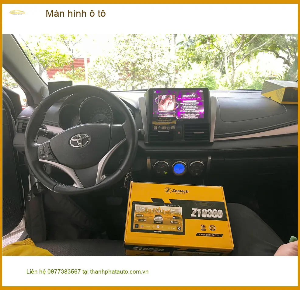 Cô Hạnh Phúc lắp màn hình ô tô cho Mazda CX-5 tại Thủ Đức tìm trung tâm uy tín ảnh thực tế 2