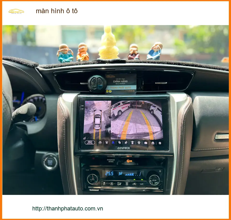 Anh Khải lắp màn hình ô tô tại Hóc Môn cho Honda Civic vì màn hình cũ hư ảnh thực tế 4