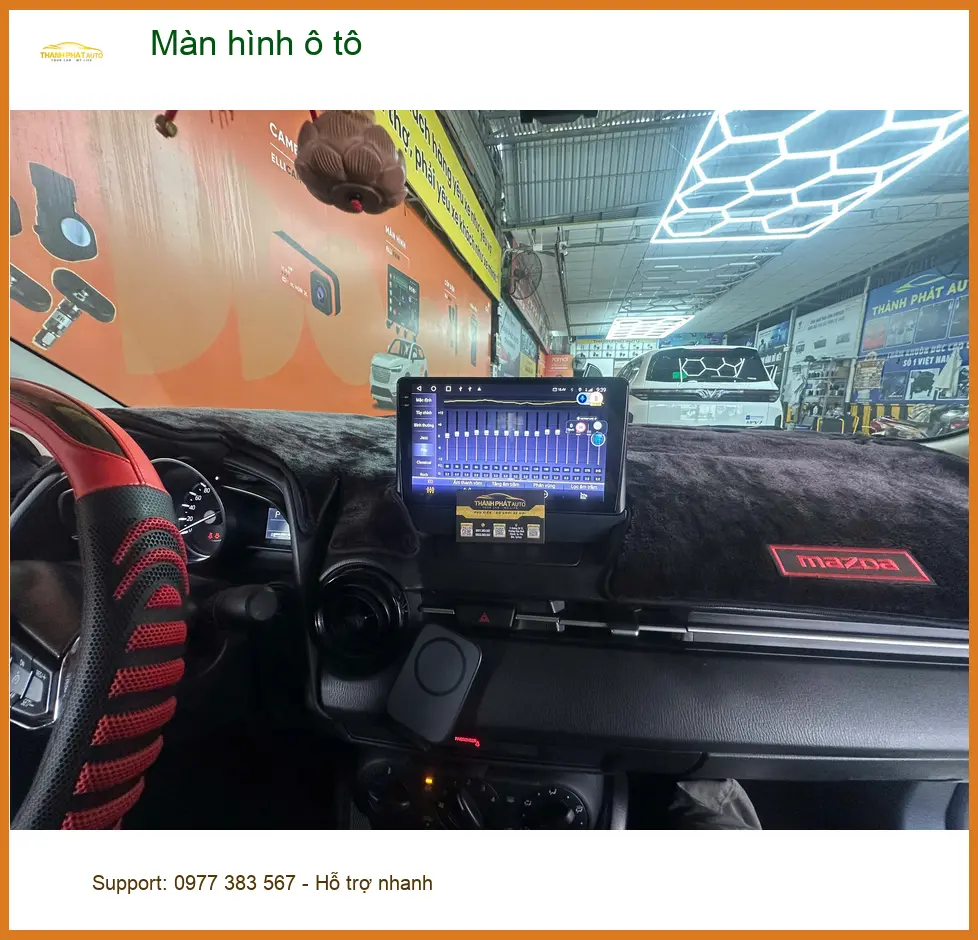 Anh Khôi lắp màn hình ô tô thông minh cho Honda CR-V tại Quận 12 để tiện chỉ đường