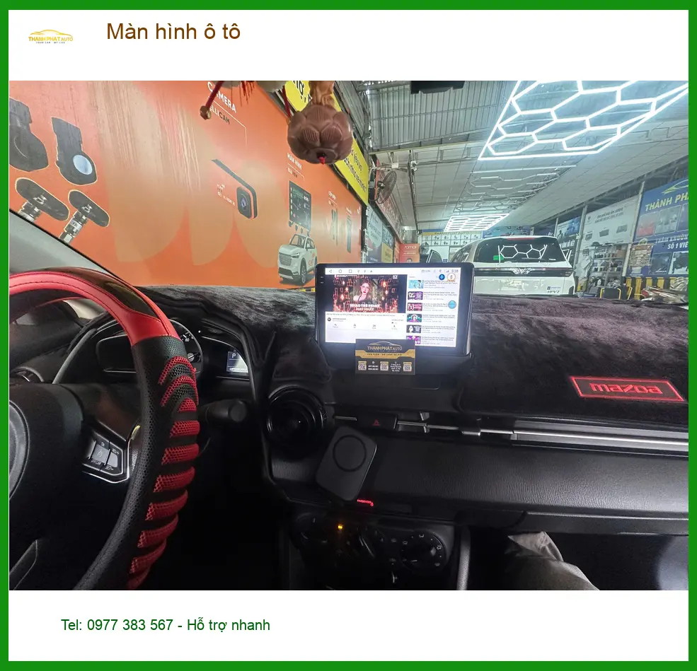 Anh Khôi lắp màn hình ô tô thông minh cho Honda CR-V tại Quận 12 để tiện chỉ đường ảnh thực tế 2