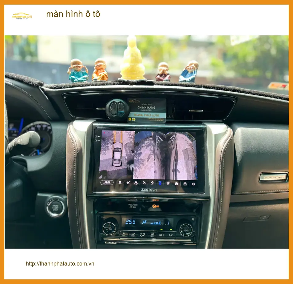 Anh Quang nâng cấp màn hình ô tô Hyundai Accent tại Quận Bình Chánh vì màn zin quá cũ ảnh thực tế 4