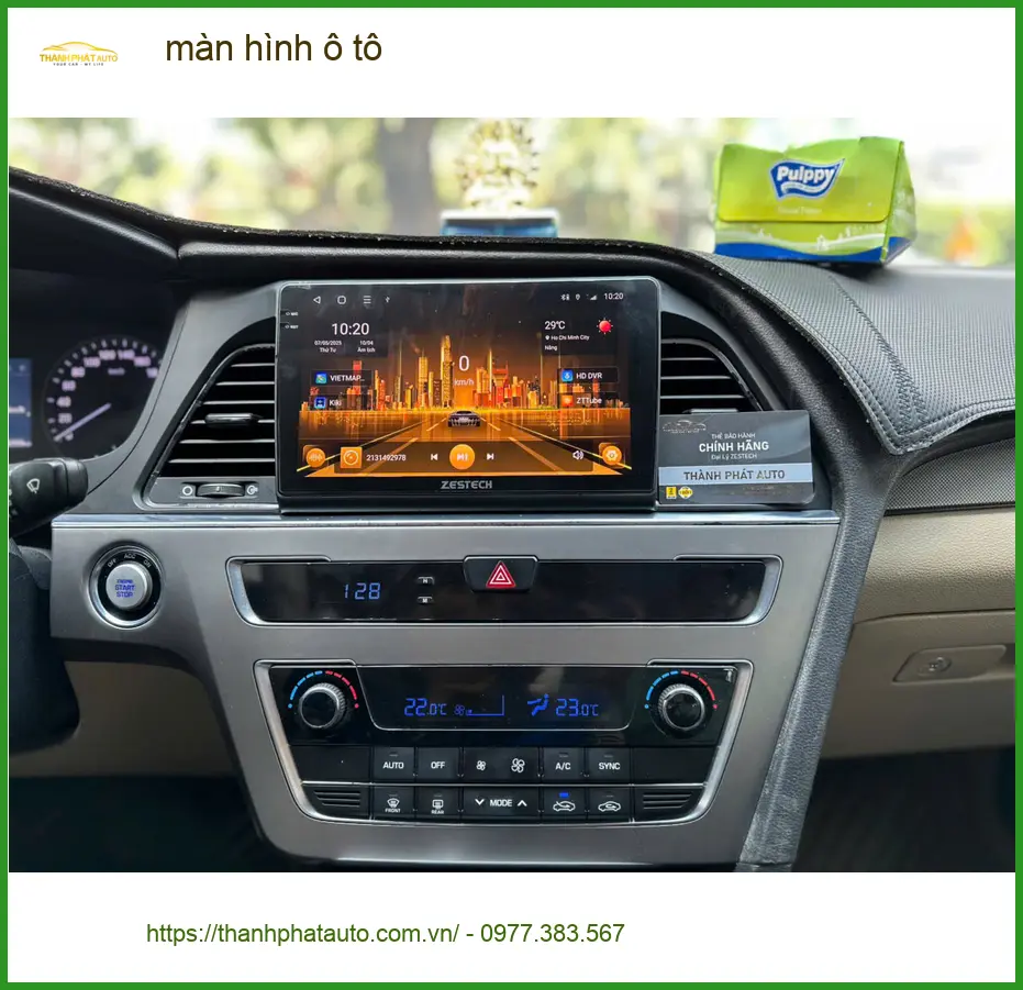 Anh Minh lắp màn hình ô tô cho Honda Civic tại Quận 12 để giải trí và dẫn đường tiện lợi hơn ảnh thực tế 2