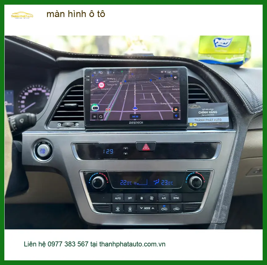 Anh Minh lắp màn hình ô tô cho Honda Civic tại Quận 12 để giải trí và dẫn đường tiện lợi hơn ảnh thực tế 3