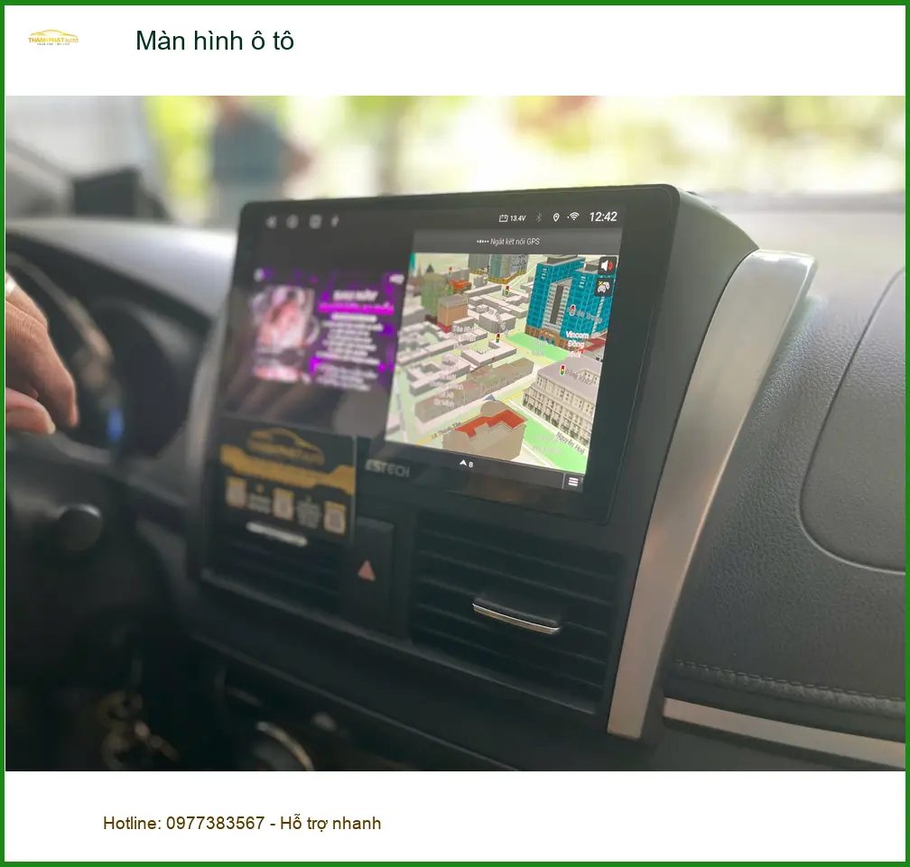 Anh Quang lắp màn hình ô tô cho Toyota Raize tại Quận 12
