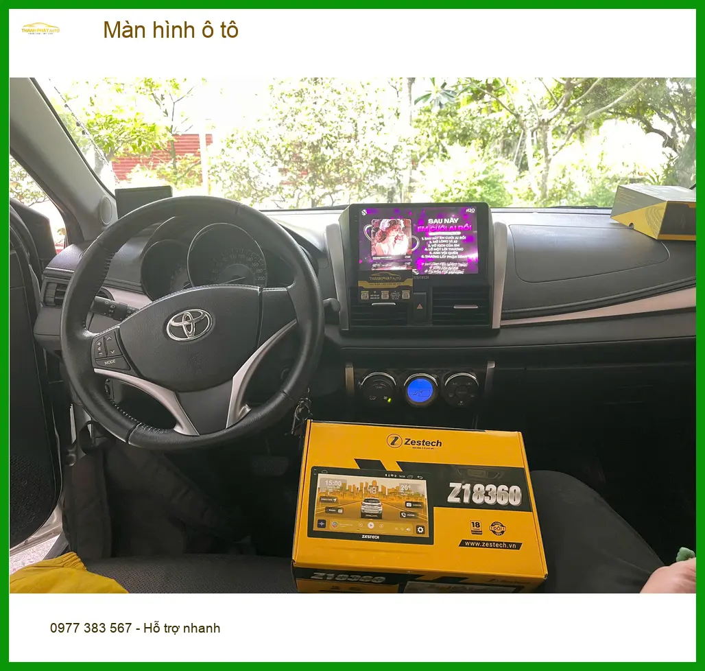Anh Quang lắp màn hình ô tô cho Toyota Raize tại Quận 12 ảnh thực tế 2