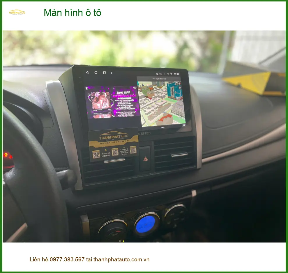Anh Quang lắp màn hình ô tô cho Toyota Raize tại Quận 12 ảnh thực tế 4
