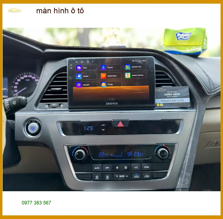 Chị Mai Phương lắp màn hình ô tô cho Honda CRV tại Quận 2 để nâng cấp giải trí ảnh thực tế 2