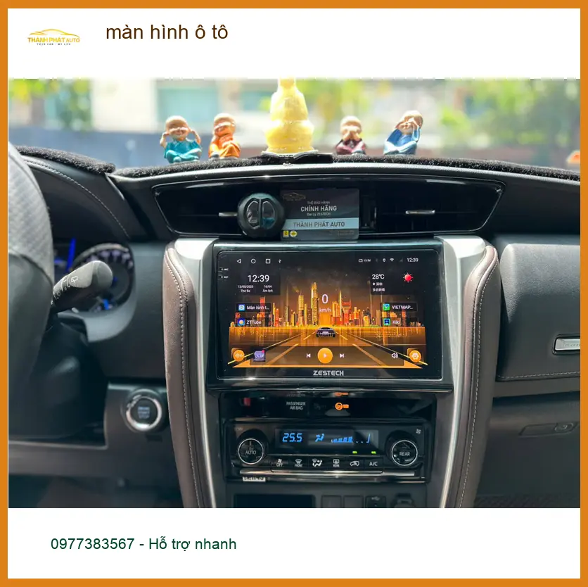 Chị Thảo lắp màn hình ô tô cho Hyundai Accent tại Quận 7 để giải trí tiện lợi hơn ảnh thực tế 4