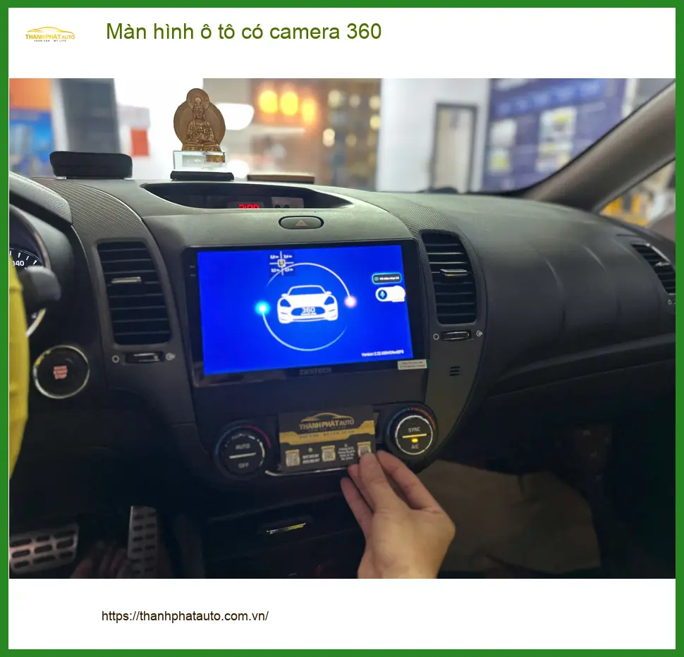 Anh Quang lắp màn hình ô tô có camera 360 cho Mazda CX-5 ở Quận 9