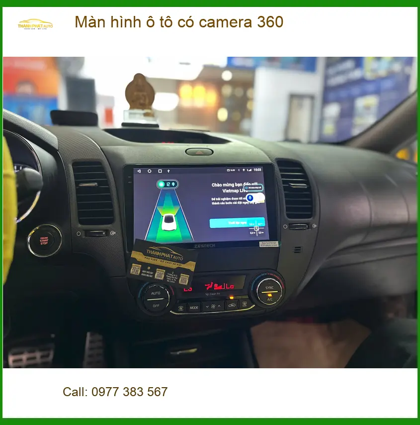 Anh Quang lắp màn hình ô tô có camera 360 cho Mazda CX-5 ở Quận 9 ảnh thực tế 2