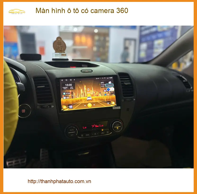 Anh Quang lắp màn hình ô tô có camera 360 cho Mazda CX-5 ở Quận 9 ảnh thực tế 3