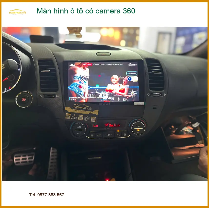 Anh Quang lắp màn hình ô tô có camera 360 cho Mazda CX-5 ở Quận 9 ảnh thực tế 4