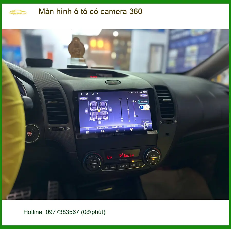 Anh Quang lắp màn hình ô tô có camera 360 cho Mazda CX-5 ở Quận 9 ảnh thực tế 5