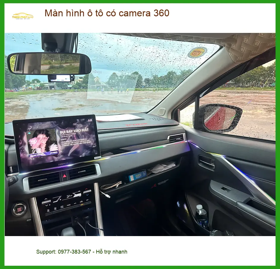 Anh Tùng lắp màn hình ô tô có camera 360 Hyundai Accent tại Quận 4 ảnh thực tế 3
