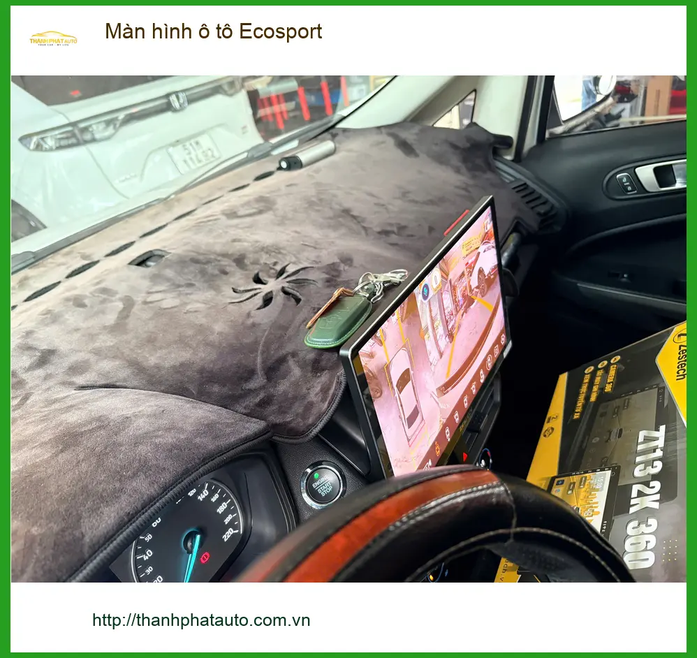 Chú Nhật lắp màn hình ô tô Ecosport tại Quận 12 để nâng cao trải nghiệm lái xe ảnh thực tế 3