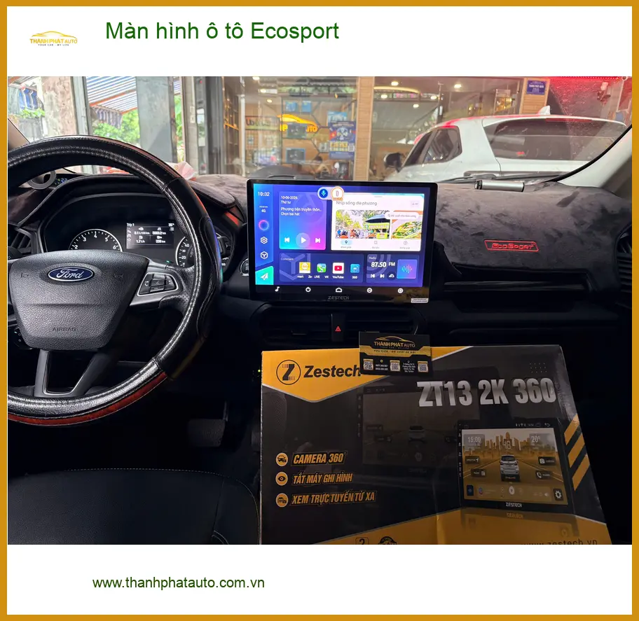 Chú Nhật lắp màn hình ô tô Ecosport tại Quận 12 để nâng cao trải nghiệm lái xe ảnh thực tế 5