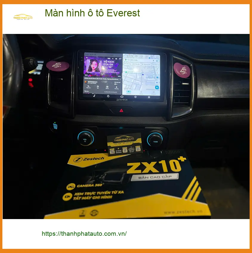 Chị Thảo lắp màn hình ô tô Everest tại Quận Bình Thạnh để trải nghiệm giải trí tốt hơn ảnh thực tế 2