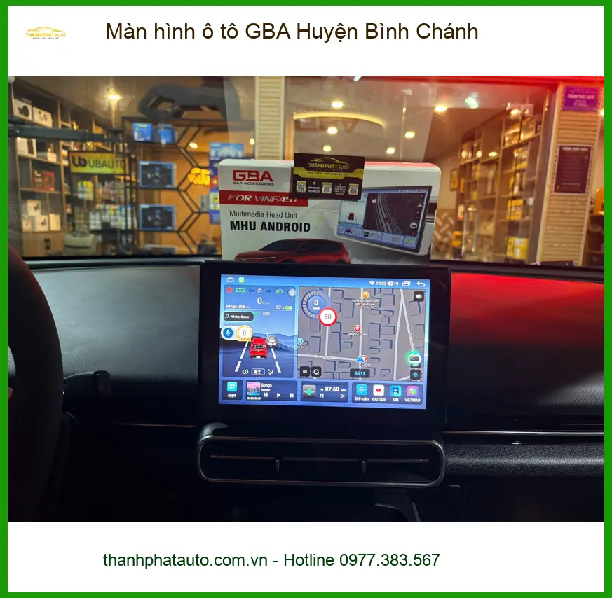 Nơi Lắp Màn Hình Android Ô Tô hình ô tô GBA Huyện Bình Chánh - Giá Tốt TPHCM ảnh thực tế 2