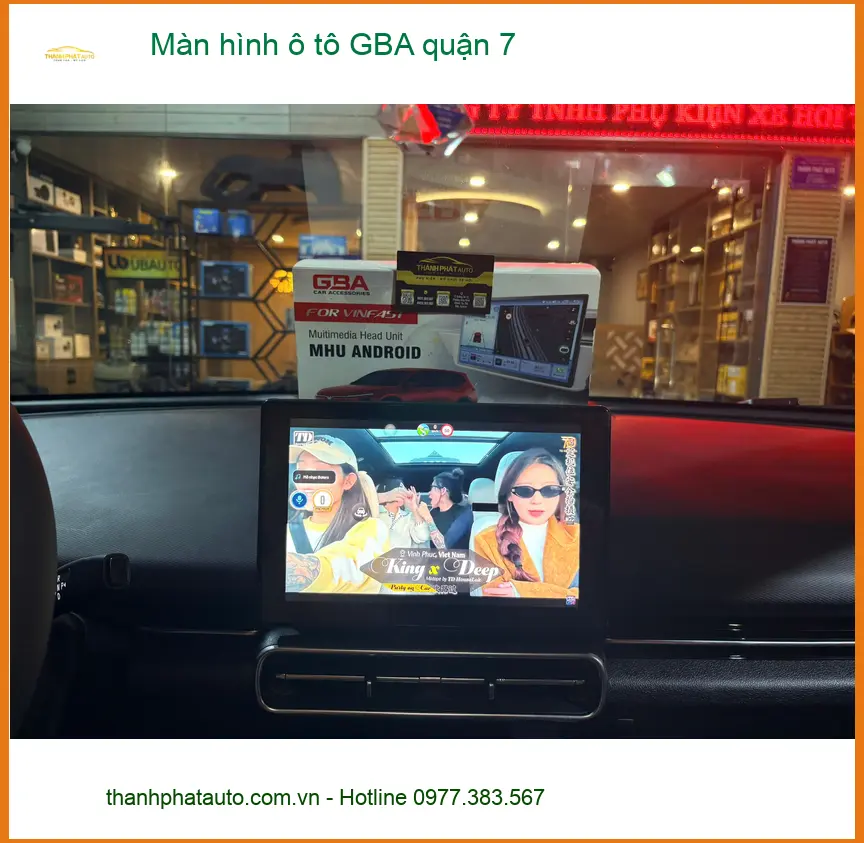 Trung Tâm Gắn Màn Hình Android Ô Tô hình ô tô GBA quận 7 - Nâng Cấp Chính Hãng ảnh thực tế 2