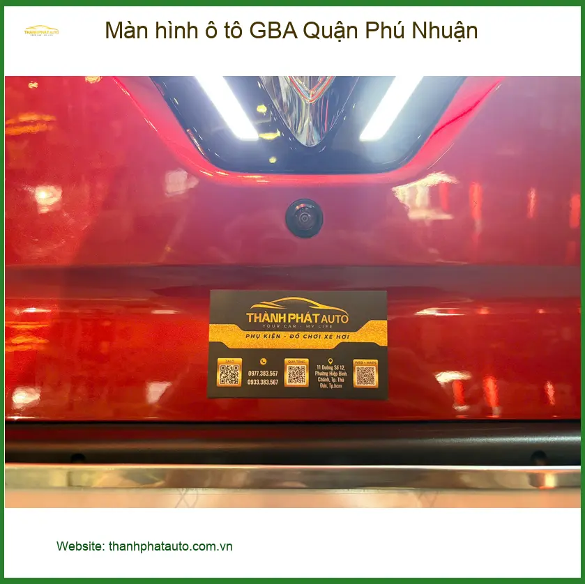 Nơi Lắp Màn Hình Android Ô Tô hình ô tô GBA Quận Phú Nhuận - Giá Tốt TPHCM