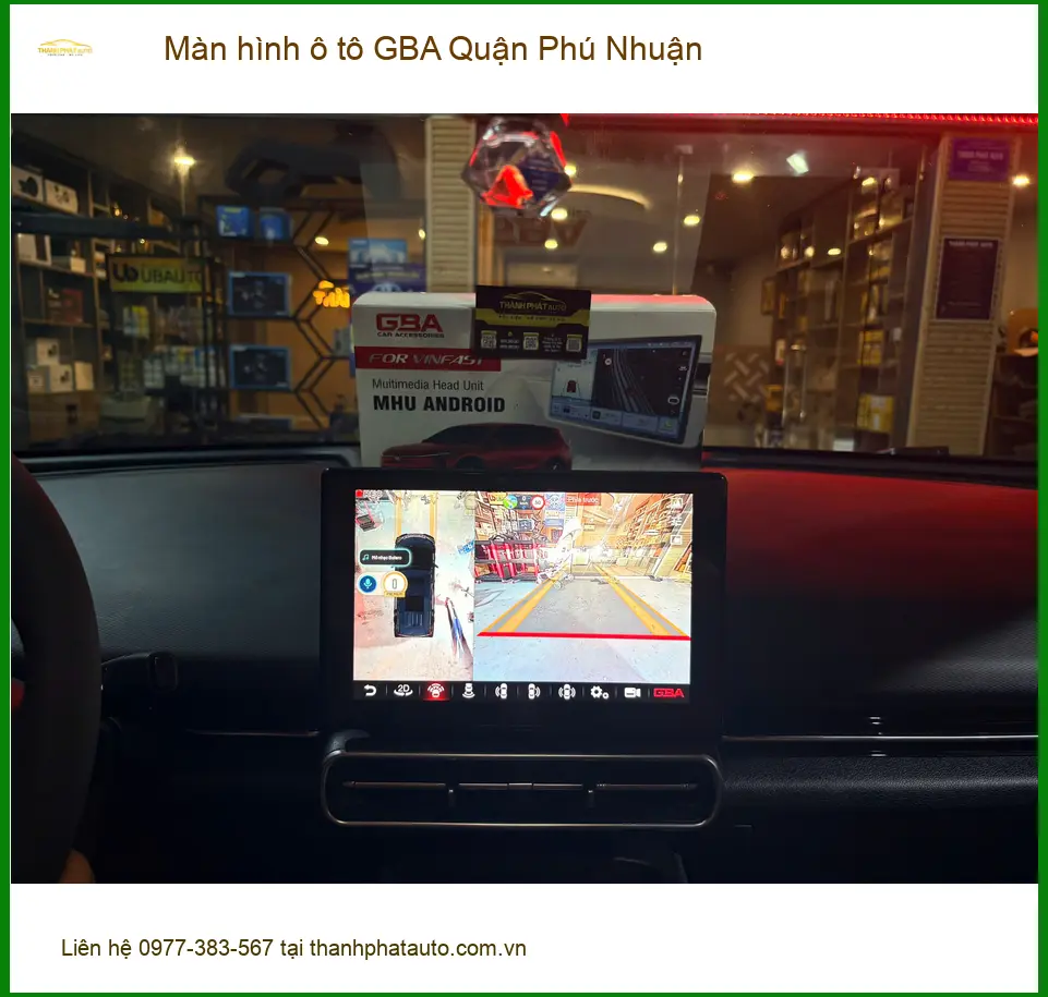 Nơi Lắp Màn Hình Android Ô Tô hình ô tô GBA Quận Phú Nhuận - Giá Tốt TPHCM ảnh thực tế 2