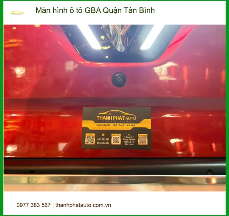 Nơi Lắp Màn Hình Android Ô Tô hình ô tô GBA Quận Tân Bình - Giá Tốt TPHCM
