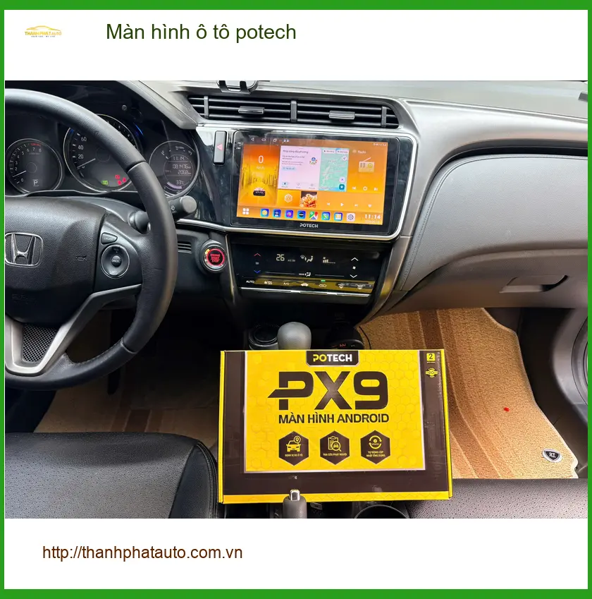 Anh Minh lắp Màn hình ô tô Potech chính hãng Kia K3 tại Quận Tân Phú ảnh thực tế 5