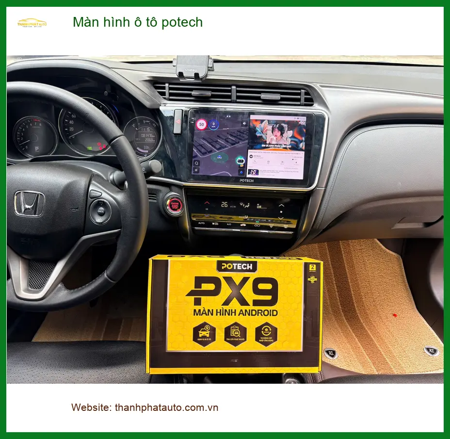 Anh Quang lắp màn hình ô tô Potech cho Kia K3 tại Quận Thủ Đức để nâng cấp giải trí ảnh thực tế 2