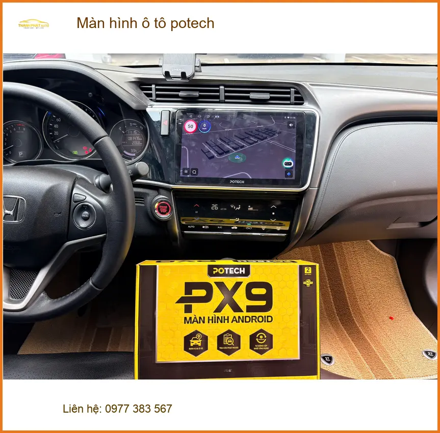Anh Quang lắp màn hình ô tô Potech cho Kia K3 tại Quận Thủ Đức để nâng cấp giải trí ảnh thực tế 5