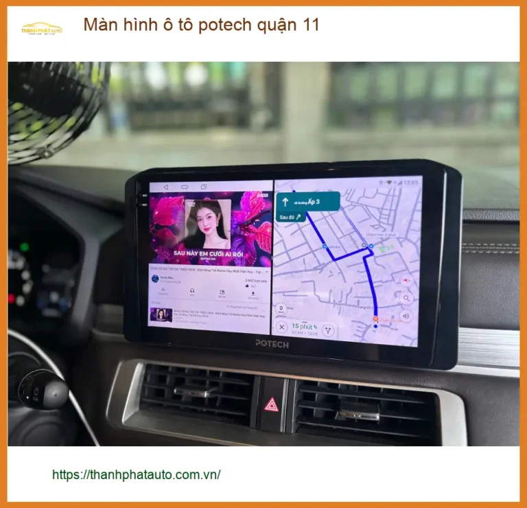 Nơi Lắp Màn Hình Android Ô Tô hình ô tô potech quận 11 - Giá Tốt TPHCM