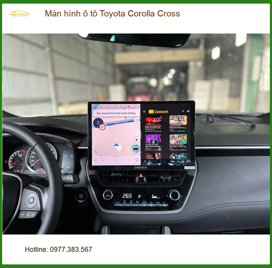Anh Minh lắp màn hình ô tô Toyota Corolla Cross Quận Tân Phú để nâng tầm trải nghiệm lái ảnh thực tế 2