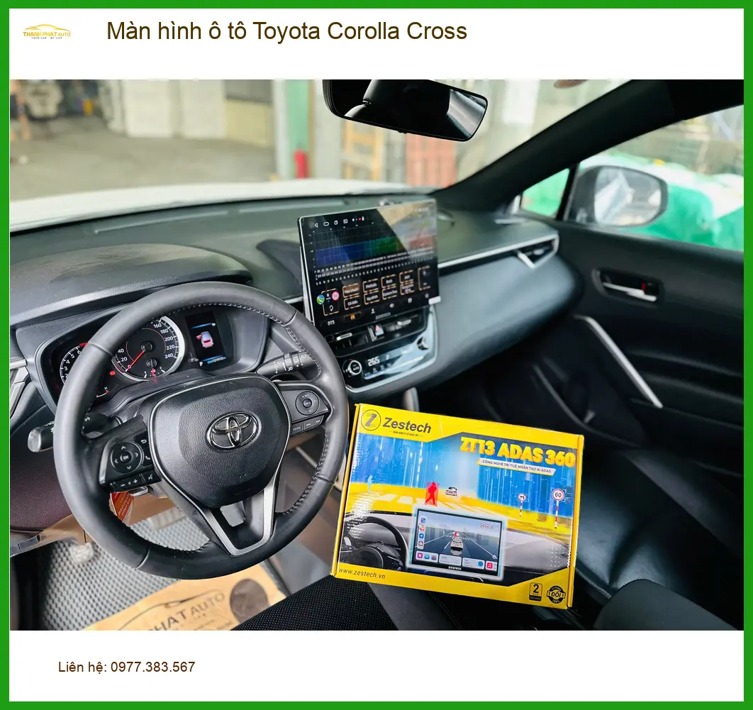 Anh Minh lắp màn hình ô tô Toyota Corolla Cross Quận Tân Phú để nâng tầm trải nghiệm lái ảnh thực tế 3