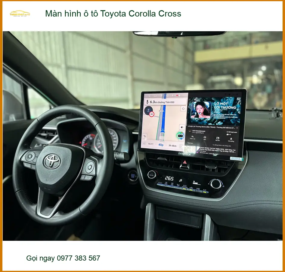 Anh Minh lắp màn hình ô tô Toyota Corolla Cross Quận Tân Phú để nâng tầm trải nghiệm lái ảnh thực tế 4