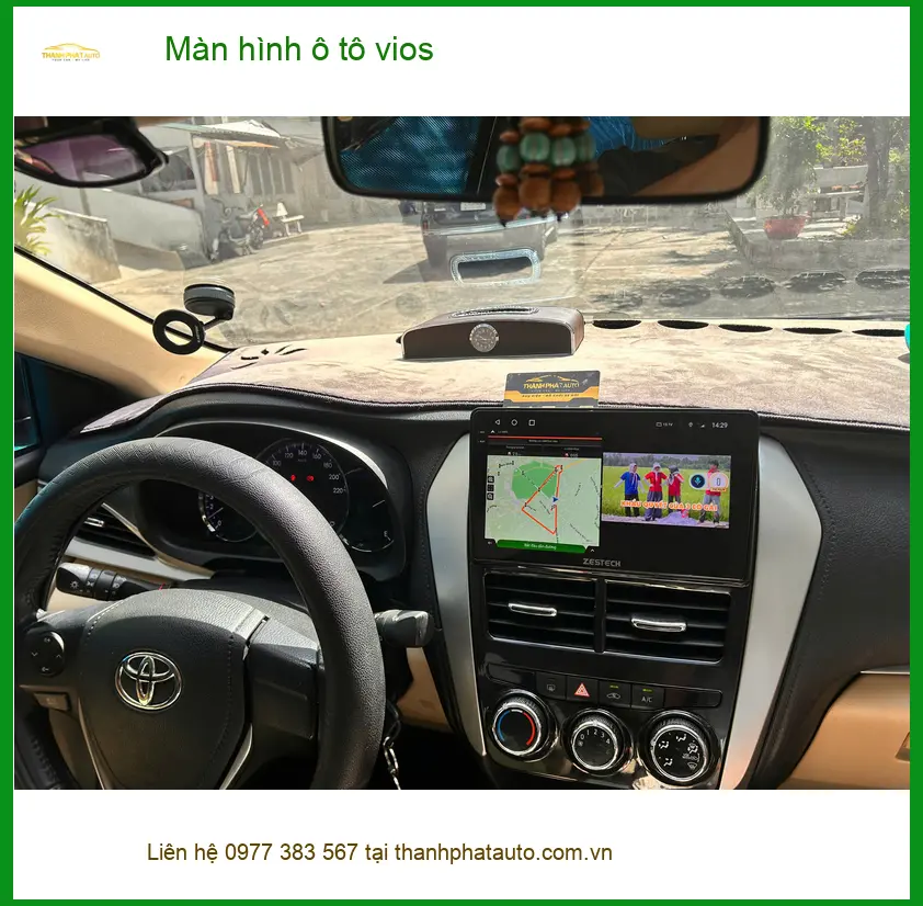 Anh Khôi lắp màn hình ô tô Vios tại Quận Phú Nhuận nâng cấp tính năng giải trí