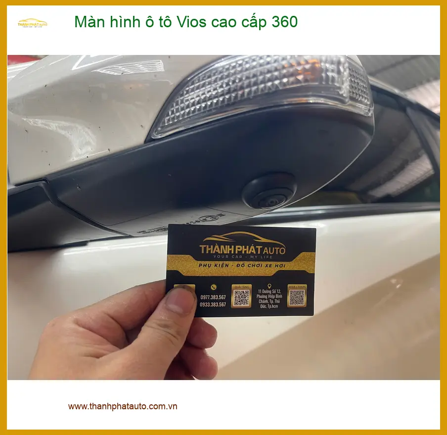Anh Tùng lắp Màn hình ô tô Vios cao cấp 360 tại Quận 6 để tiện theo dõi giao thông ảnh thực tế 2