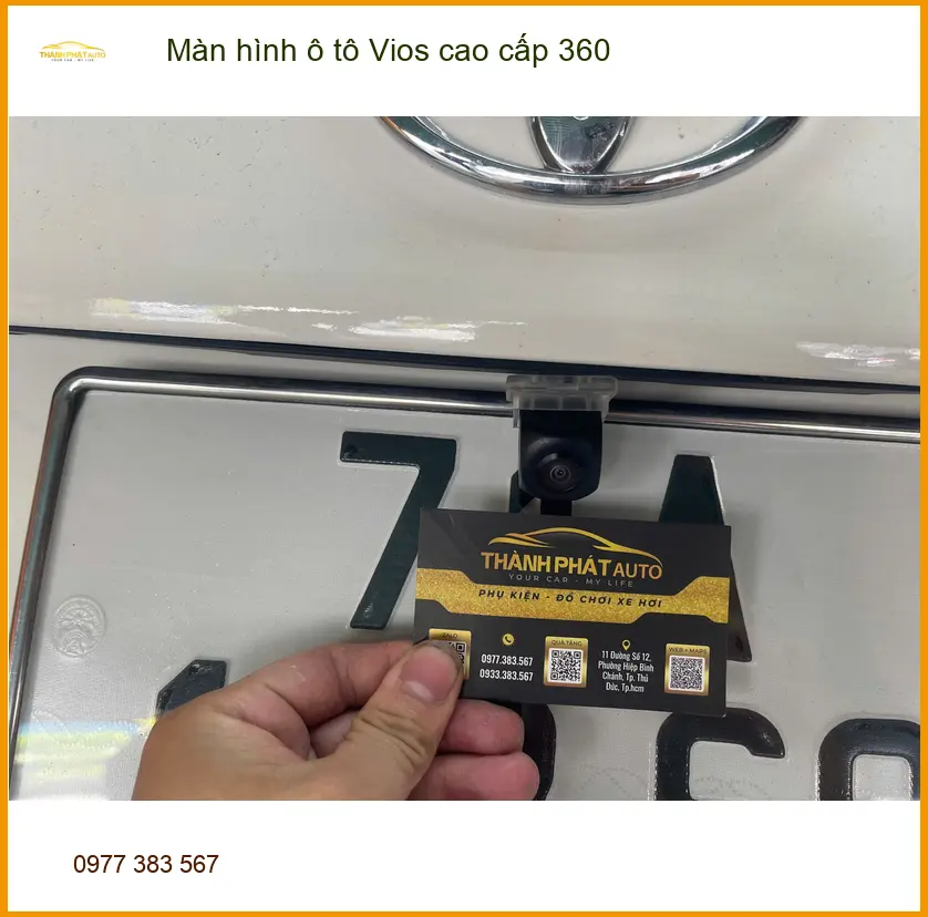 Anh Tùng lắp Màn hình ô tô Vios cao cấp 360 tại Quận 6 để tiện theo dõi giao thông ảnh thực tế 3