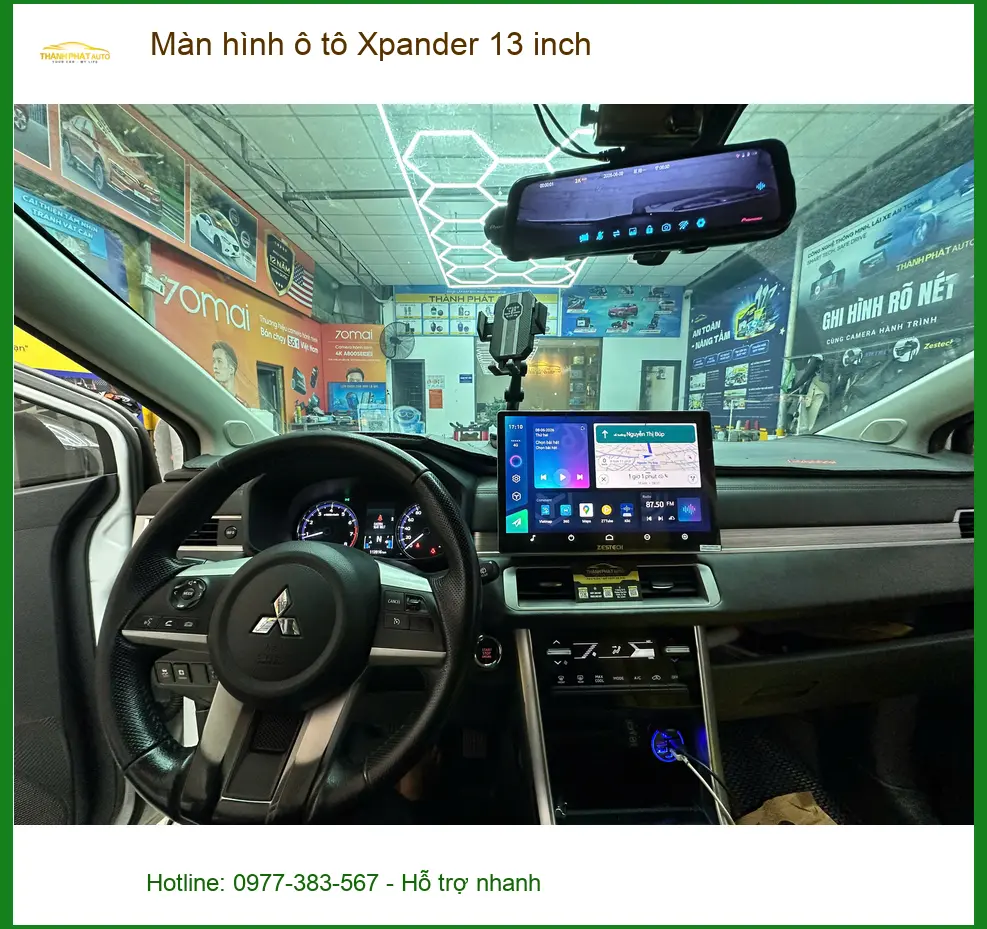 Anh Duy nâng cấp màn hình ô tô 13 inch Xpander uy tín tại Quận 7 ảnh thực tế 4
