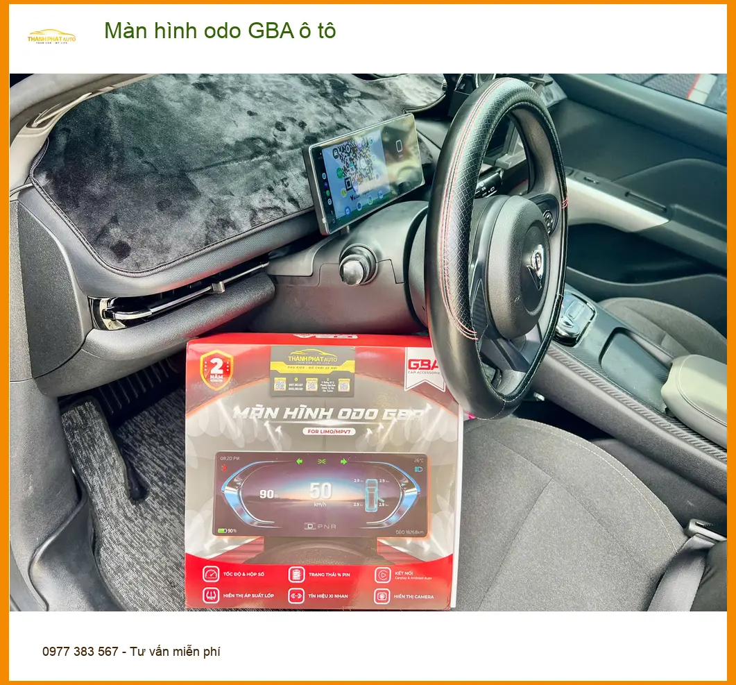 Anh Minh lắp màn hình odo GBA ô tô cho Hyundai Accent ở Quận 12 ảnh thực tế 2
