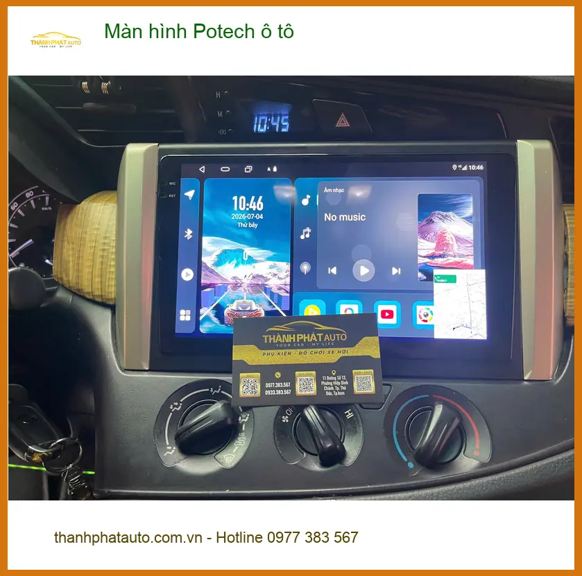 Chú Tấn lắp màn hình Potech ô tô Kia K3 Quận Thủ Đức cải thiện giải trí. ảnh thực tế 3