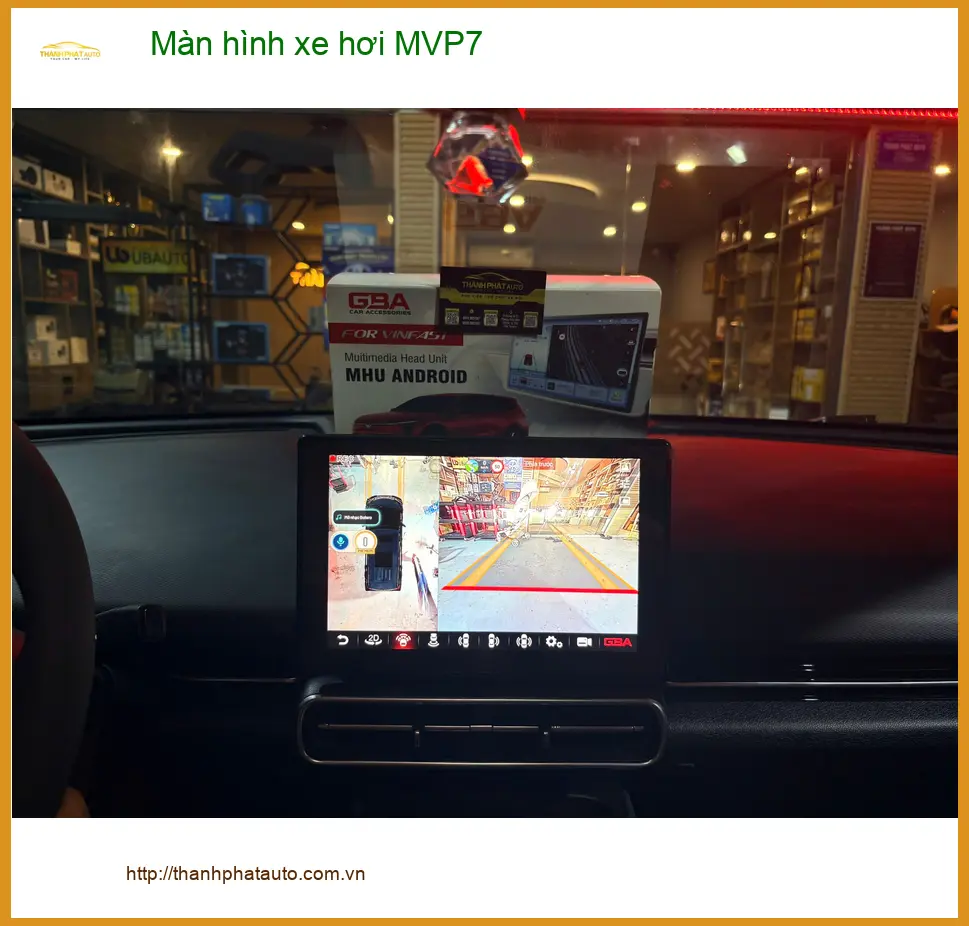 Anh Khải lắp Màn hình xe hơi MVP7 cho Honda CRV tại Quận 9 để nâng cao trải nghiệm giải trí