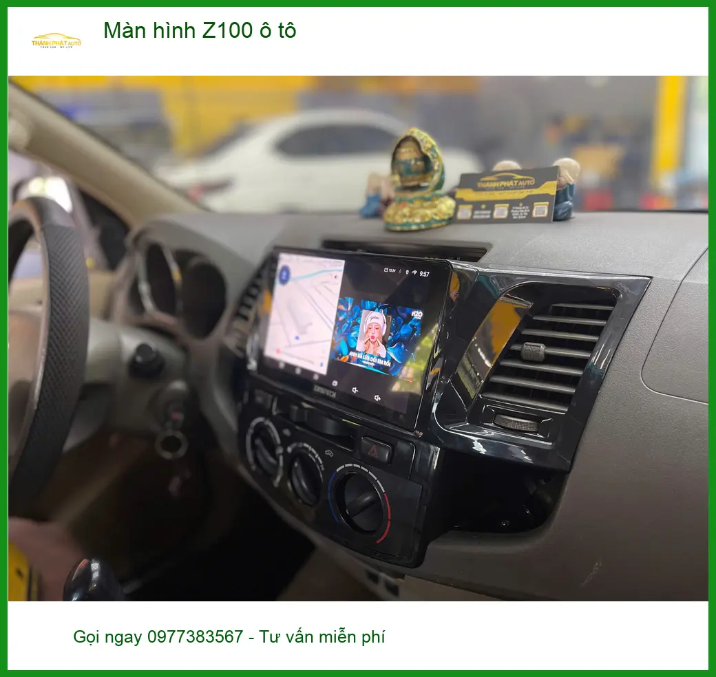 Anh Minh lắp màn hình Z100 ô tô cho Kia K3 Quận Tân Bình để xem YouTube