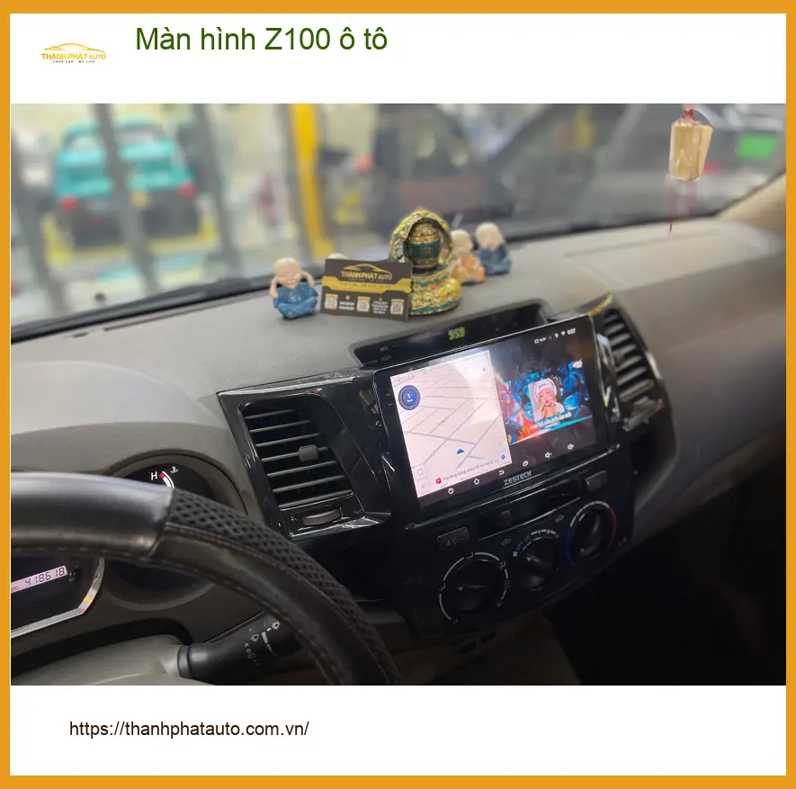 Anh Minh lắp màn hình Z100 ô tô cho Kia K3 Quận Tân Bình để xem YouTube ảnh thực tế 4