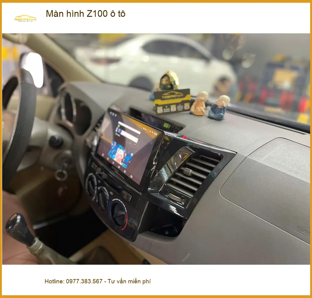 Chị Thảo nâng cấp màn hình Z100 ô tô cho Hyundai Accent tại Quận 5 để giải trí tốt hơn