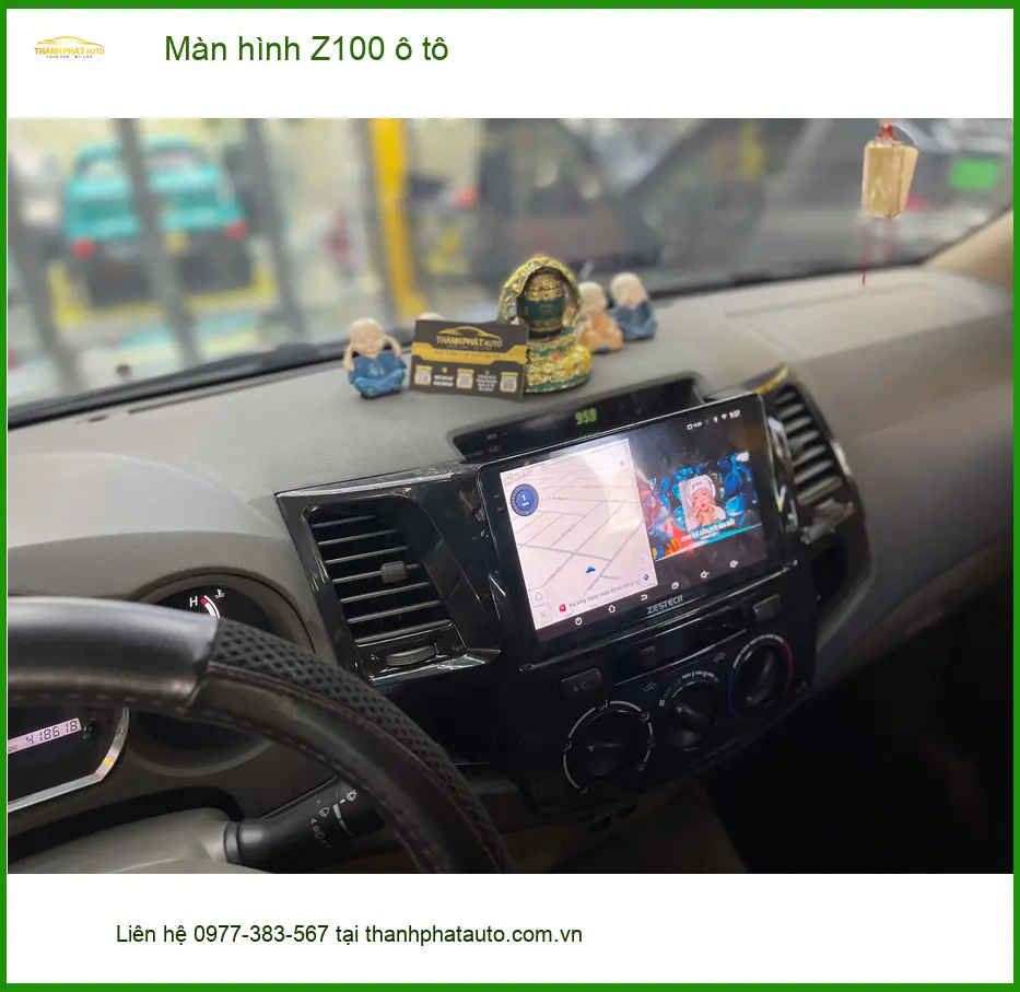 Chị Thảo lắp Màn hình Z100 ô tô cho Hyundai Accent tại Quận 12 để nâng tầm giải trí ảnh thực tế 2