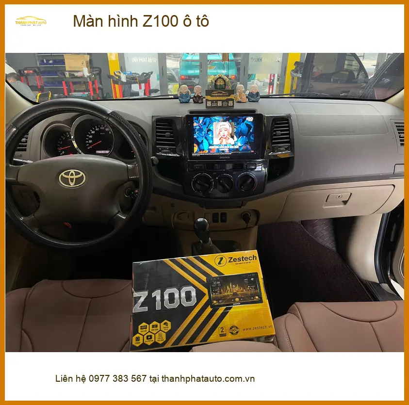 Chị Thảo lắp Màn hình Z100 ô tô cho Hyundai Accent tại Quận 12 để nâng tầm giải trí ảnh thực tế 3