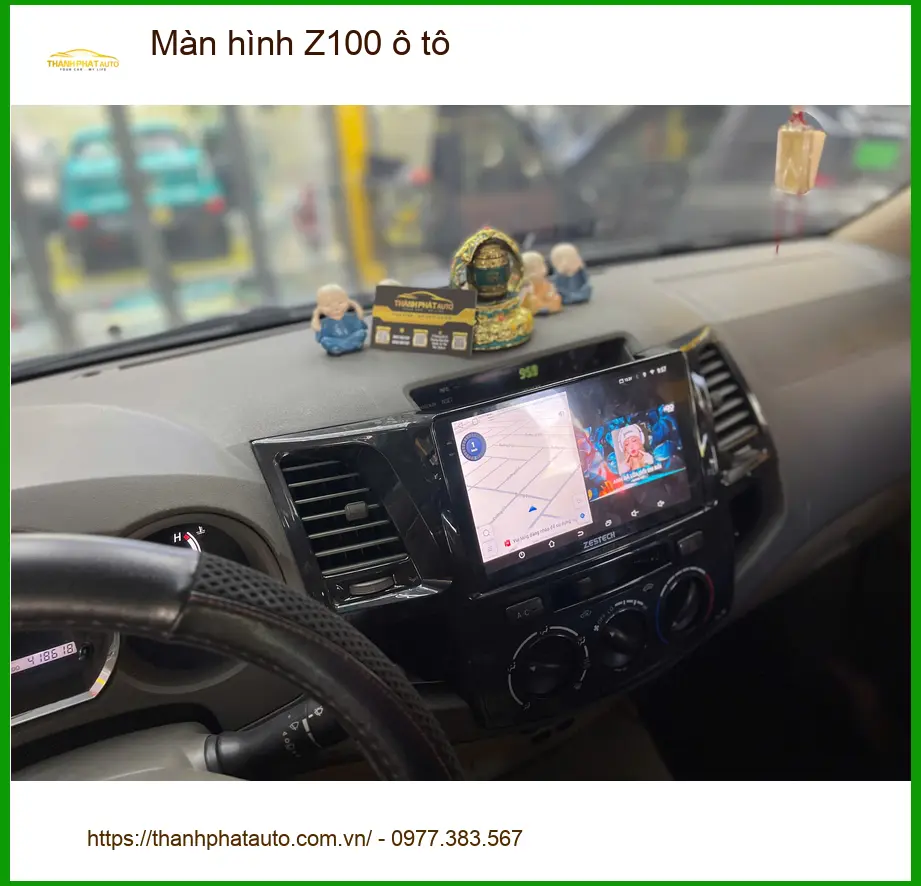Chị Thảo nâng cấp màn hình Z100 ô tô cho Hyundai Accent tại Quận 5 để giải trí tốt hơn ảnh thực tế 4