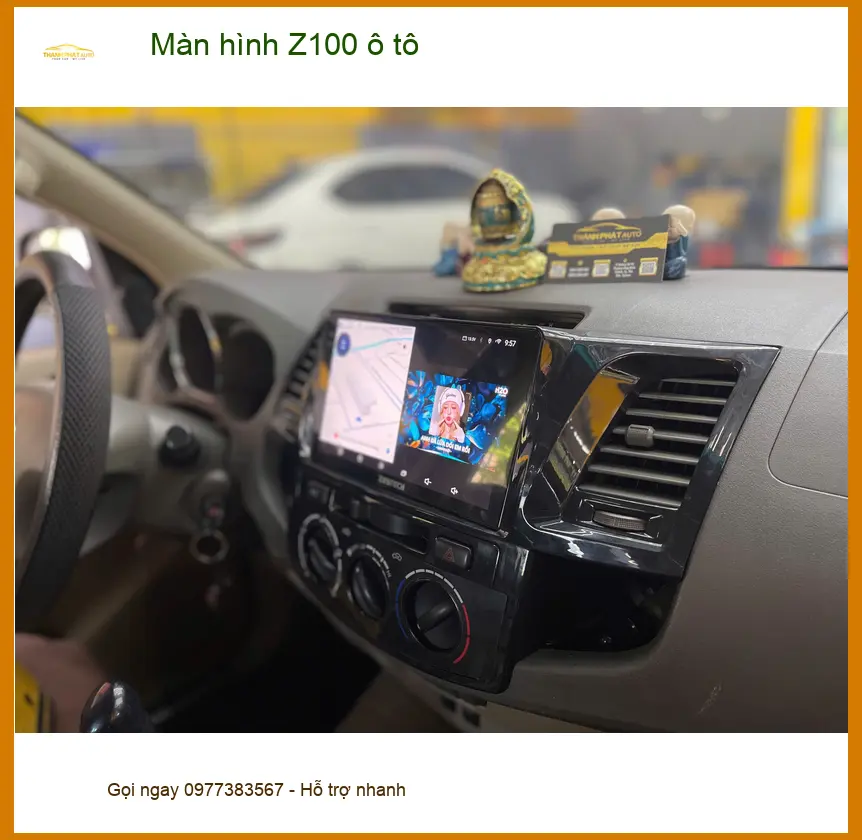 Anh Tấn lắp màn hình Z100 ô tô cho Hyundai Accent tại Quận 11 để nâng tầm trải nghiệm lái xe ảnh thực tế 2