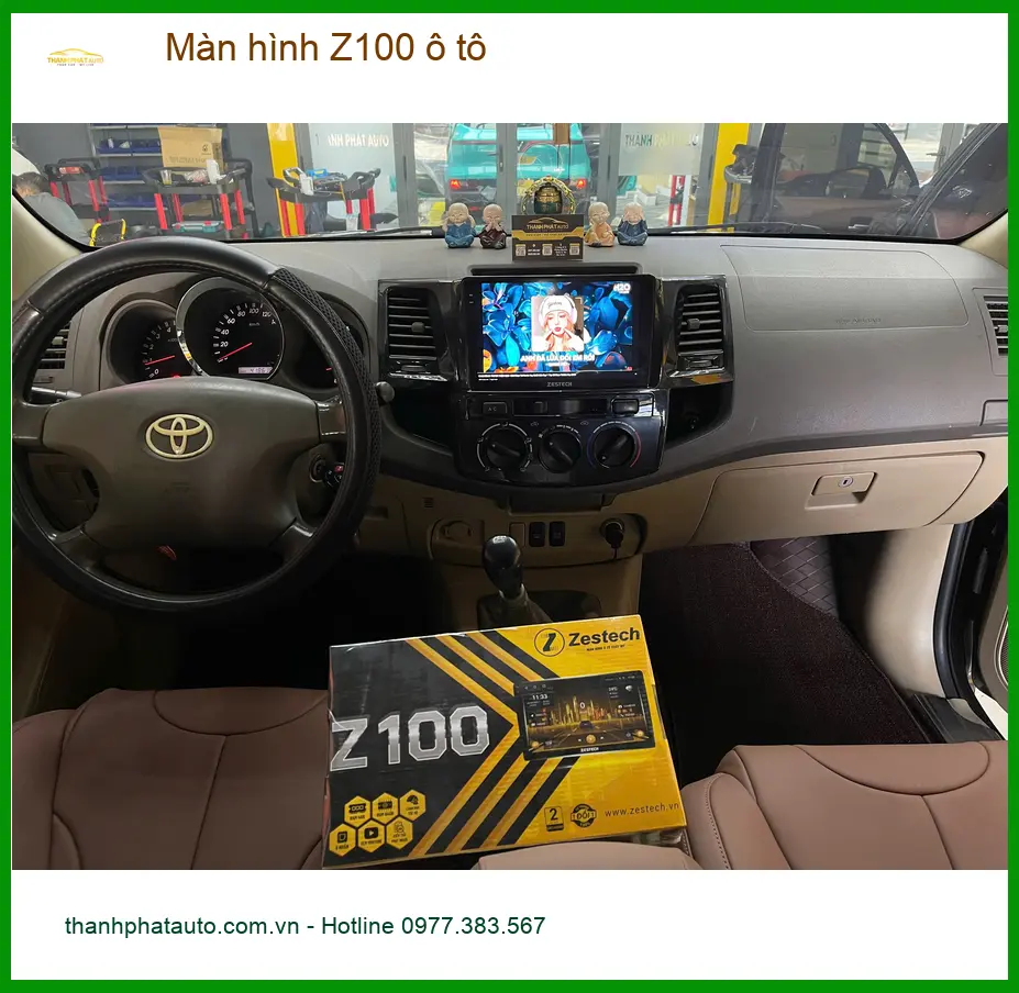 Anh Tấn lắp màn hình Z100 ô tô cho Hyundai Accent tại Quận 11 để nâng tầm trải nghiệm lái xe ảnh thực tế 4