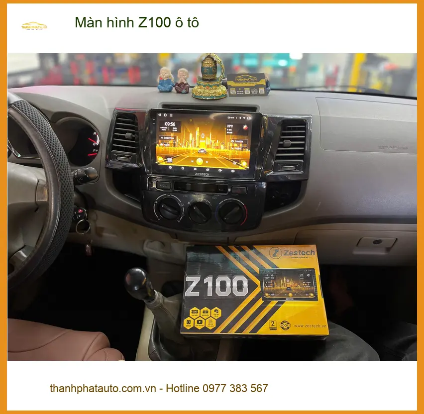 Anh Tấn lắp màn hình Z100 ô tô cho Hyundai Accent tại Quận 11 để nâng tầm trải nghiệm lái xe ảnh thực tế 5